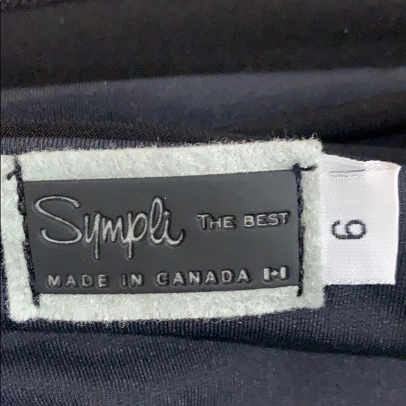 Sympli the Best black long cami snug size 6 - Picture 6 of 9